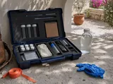 Water sample bottle and portable sampling equipment